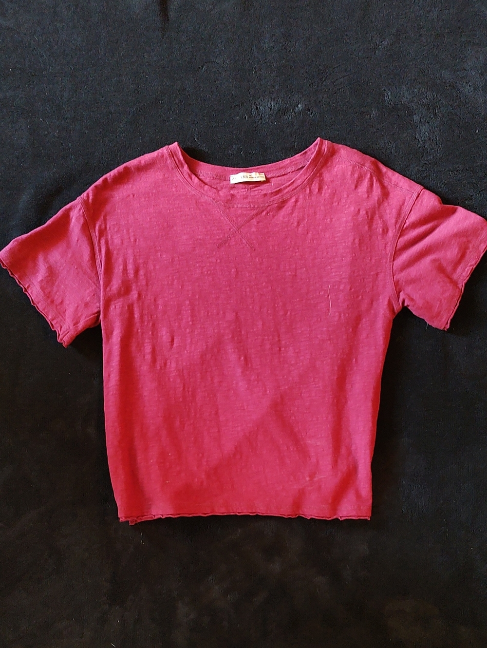 Zenana Crop Top, Women's Size Medium